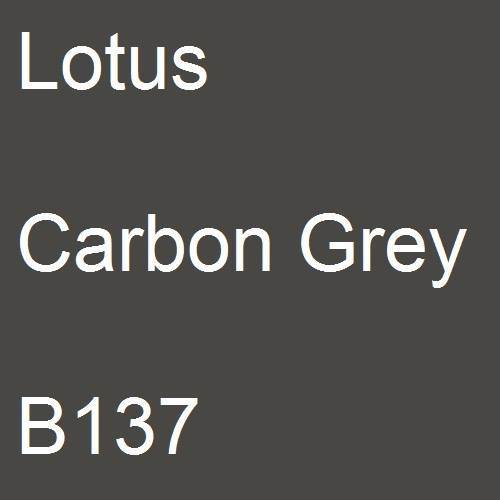 Lotus, Carbon Grey, B137.